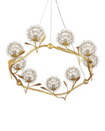 Dandelion Silver & Gold Chandelier