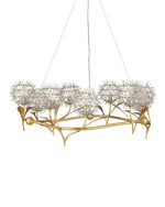 Dandelion Silver & Gold Chandelier