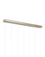 Glace Mirror 7-Light Linear Multi-Drop Pendant