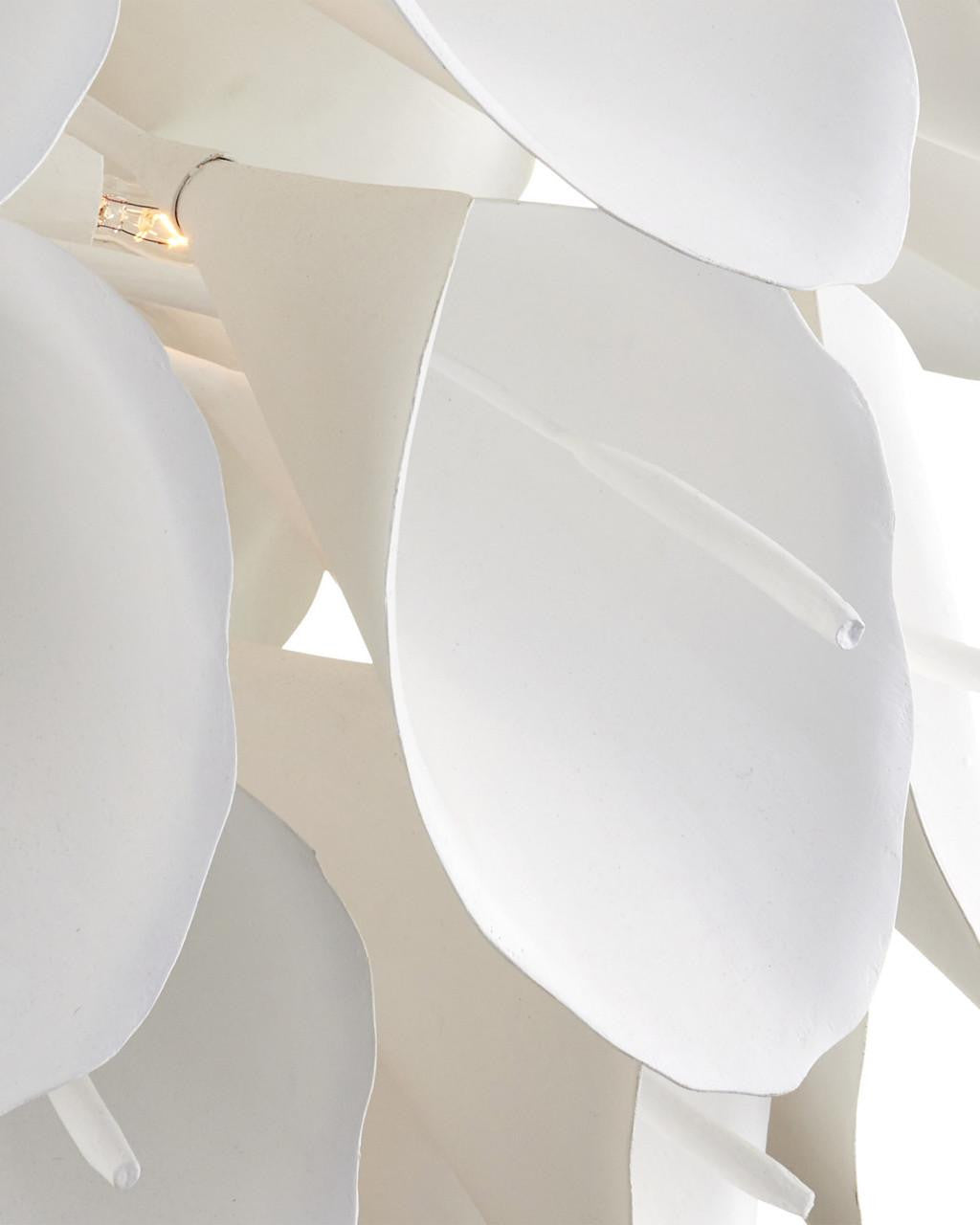 Bismarkia Small White Chandelier