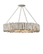 Driftwood Whitewash Ring Chandelier