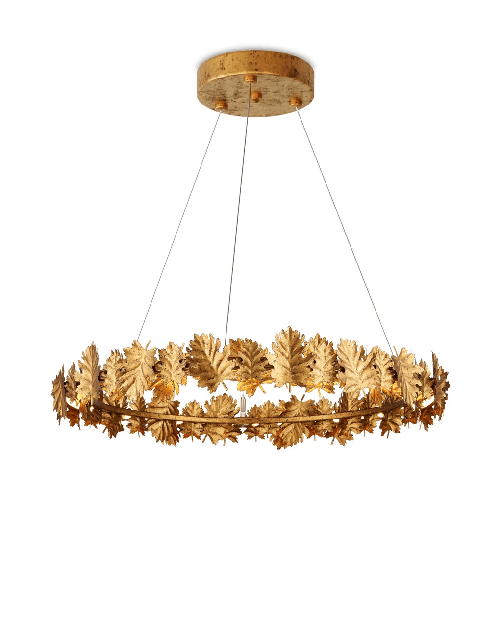 English Oak Chandelier