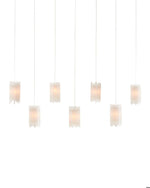 Glace Mirror 7-Light Linear Multi-Drop Pendant