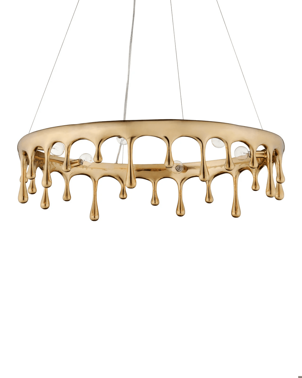 Liquid Gold Chandelier