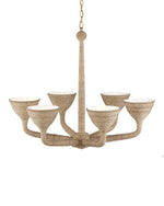 Driftwood Whitewash Ring Chandelier