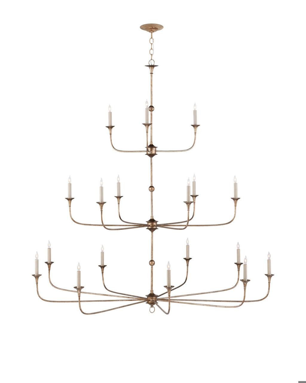 Nottaway Grande Bronze Chandelier