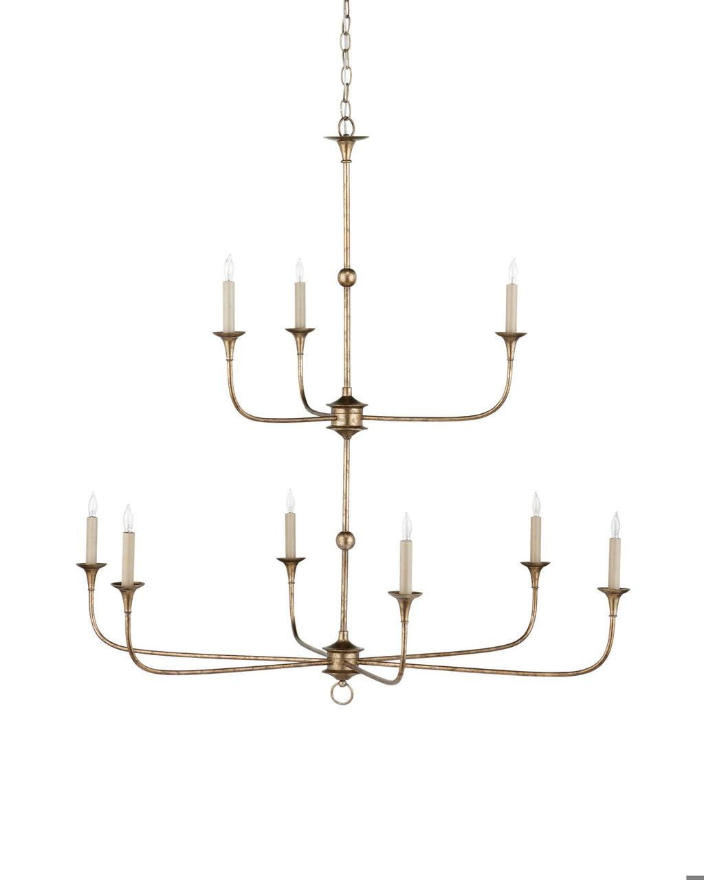 Nottaway Two-Tier Bronze Chandelier