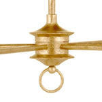 Nottaway Two-Tier Gold Chandelier
