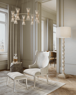 Novatude Gold & Silver Chandelier