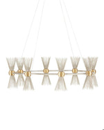 Novatude Gold & Silver Chandelier