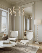 Novatude Gold & Silver Chandelier