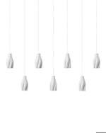 Posh 7-Light Round Multi-Drop Pendant