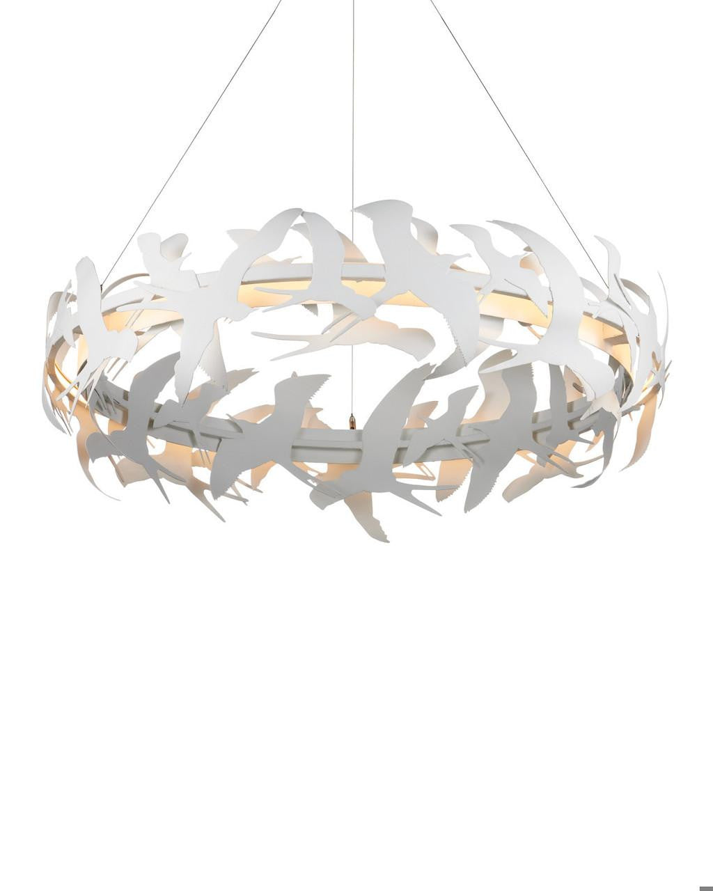 Tijereta White Chandelier