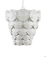 Tulum Large White Chandelier