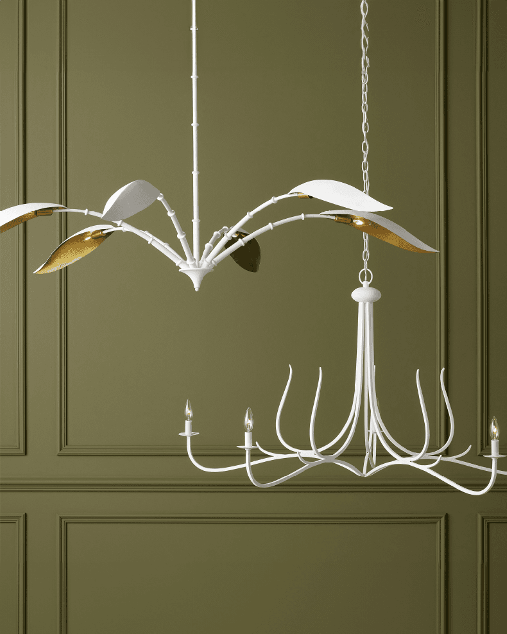 Yuriko White Chandelier