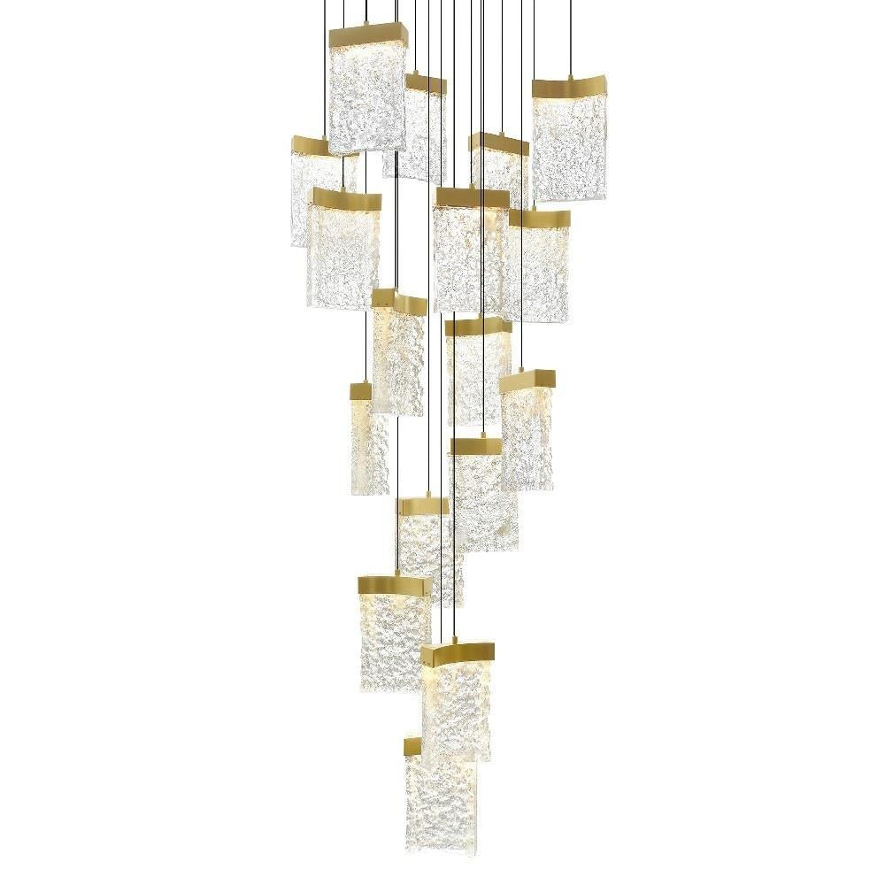 CWI Lighting - 1587P24-17-101 - Lava - 190W LED Chandelier-12 Inches Tall and 24 Inches Wide