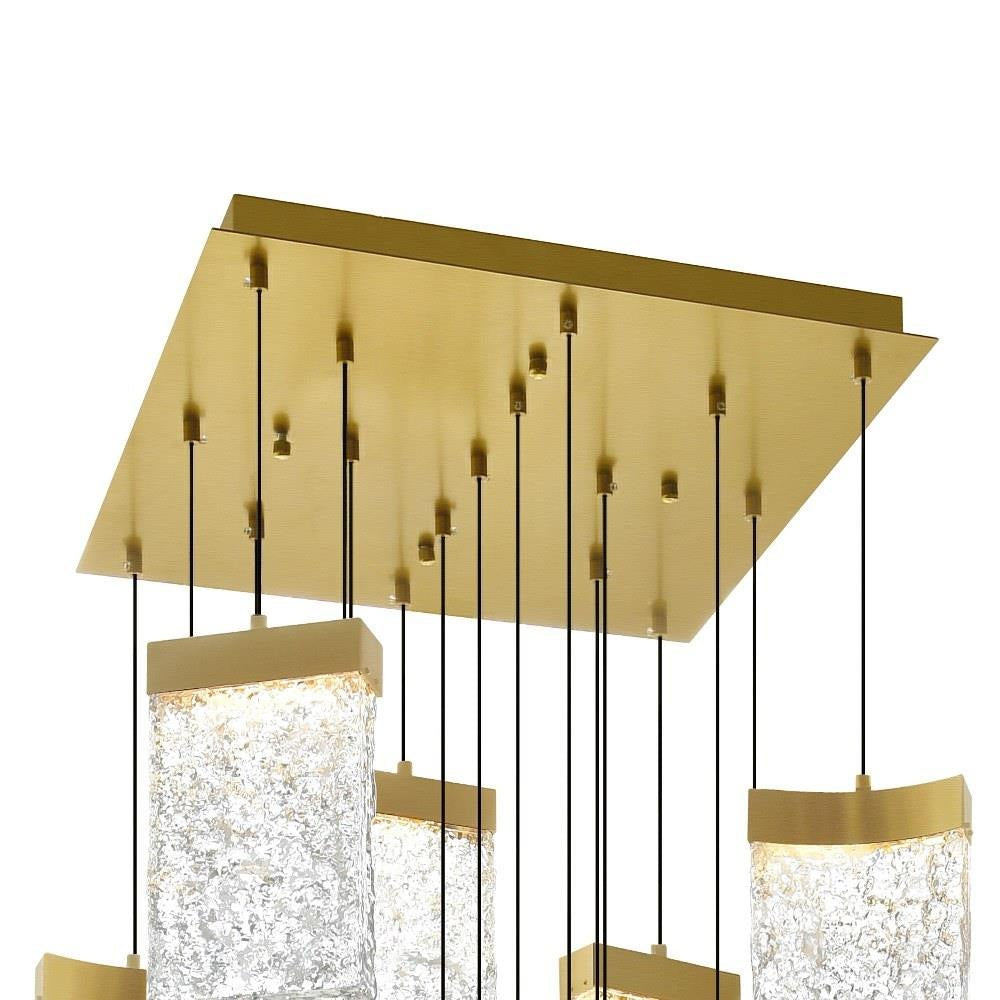 CWI Lighting - 1587P24-17-101 - Lava - 190W LED Chandelier-12 Inches Tall and 24 Inches Wide