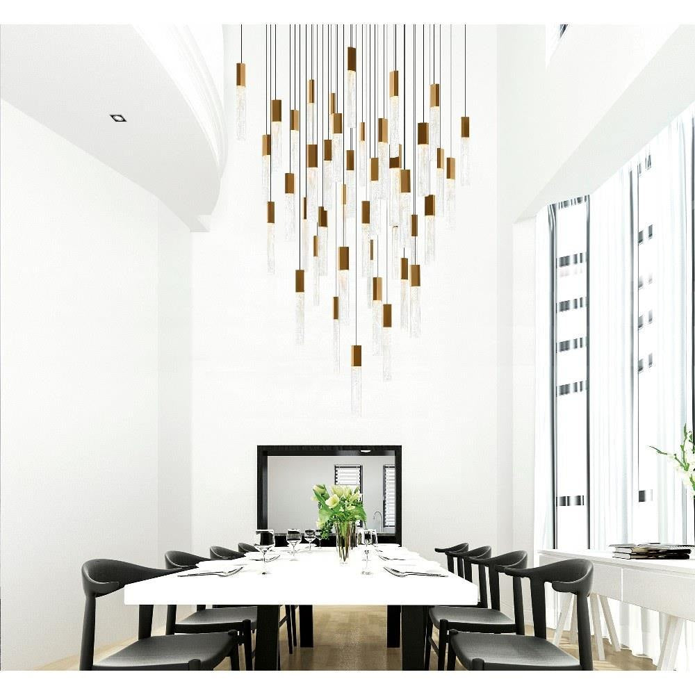 CWI Lighting - 1589P36-41 - Greta - 190W LED Chandelier-16 Inches Tall and 36 Inches Wide