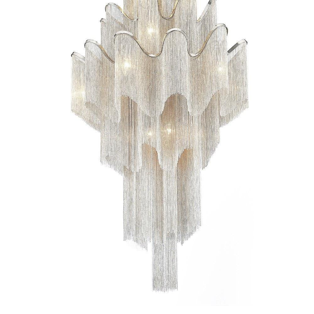 CWI Lighting - 5650P32C - 17 Light Down Chandelier with Chrome finish