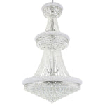CWI Lighting - 8001P36C - 34 Light Chandelier with Chrome Finish