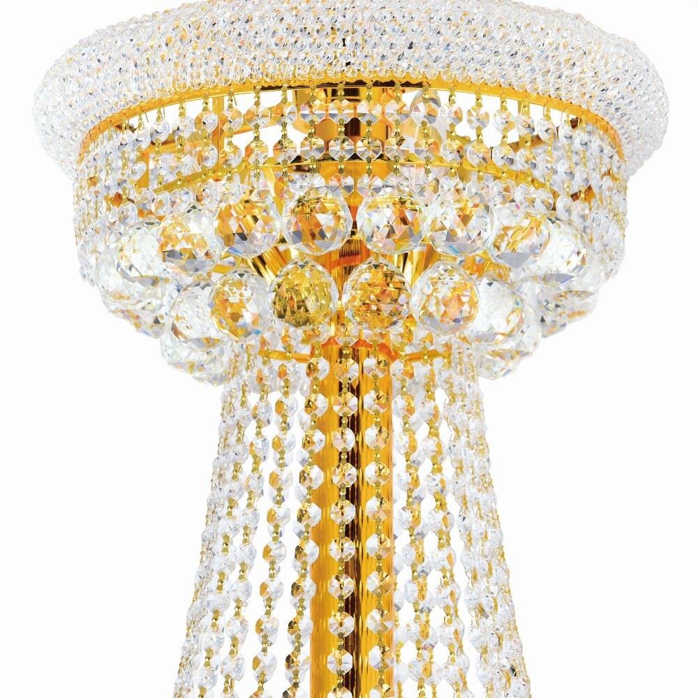 CWI Lighting - 8001P36G - 34 Light Chandelier with Gold Finish