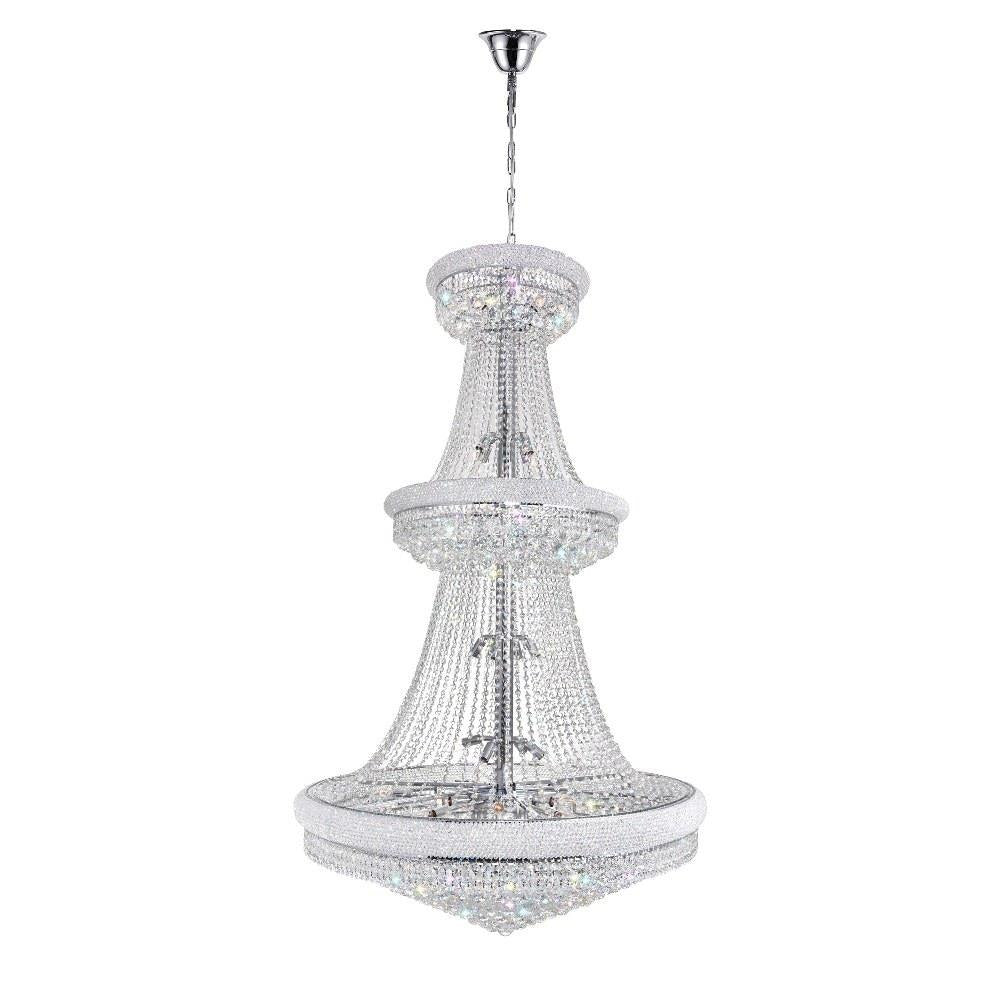 CWI Lighting - 8001P42C - 38 Light Chandelier with Chrome Finish