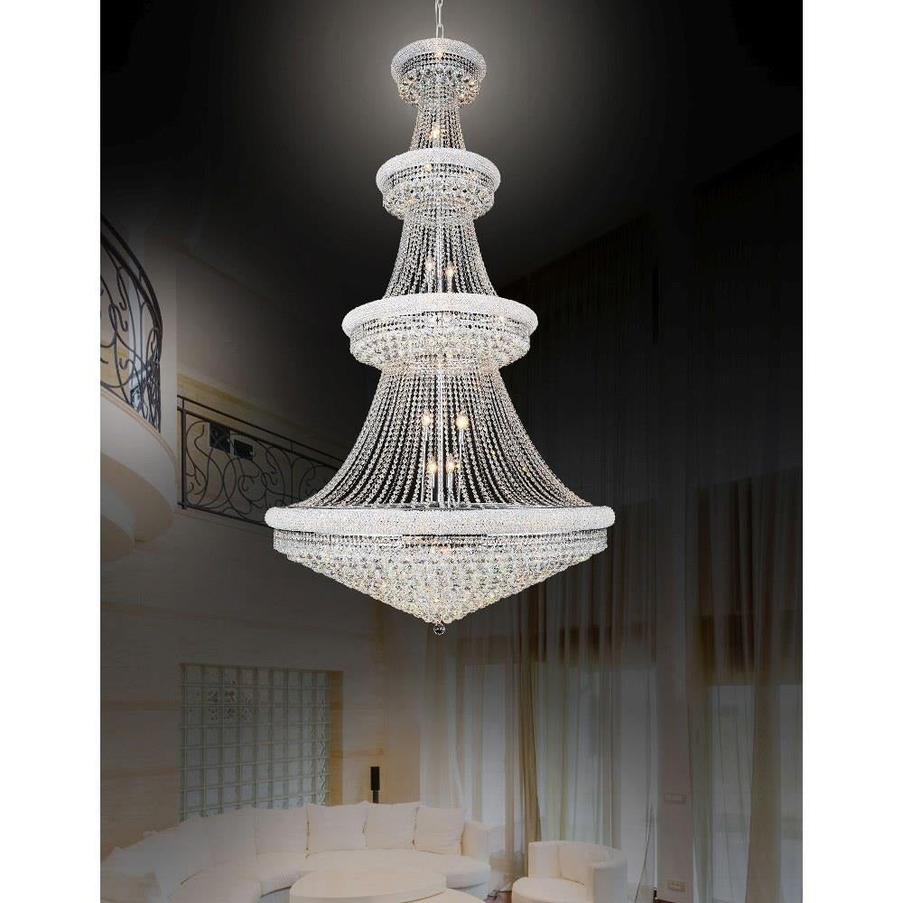 CWI Lighting - 8001P50C - 42 Light Chandelier with Chrome Finish