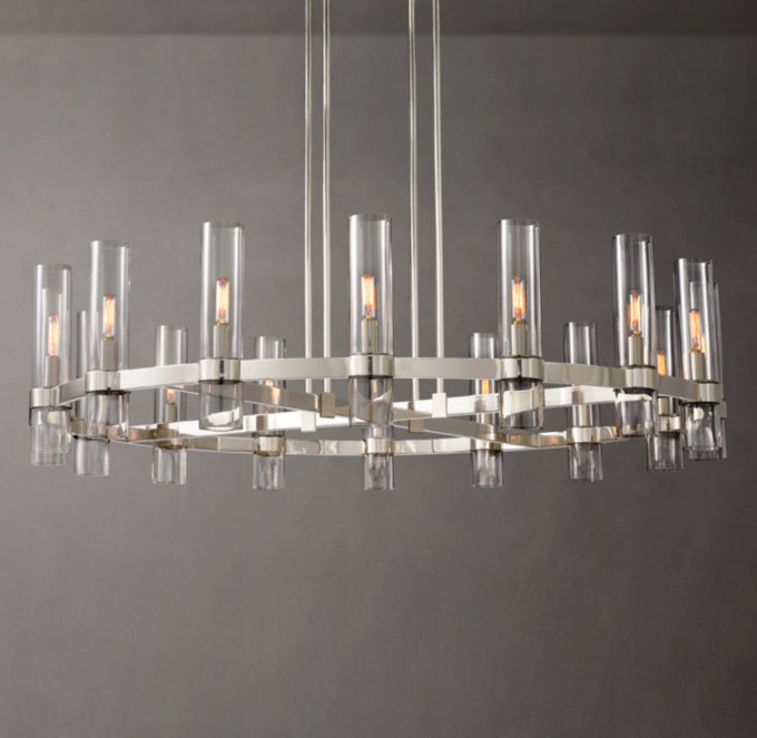 Ravelle Round Chandelier 48"