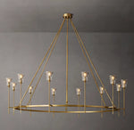 Torche De Verre Round Chandelier 70"