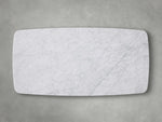 Saint Germain Stone Top Coffee Table with Wood Clement Base