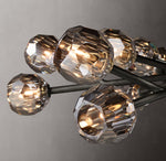 Boule De Cristal Smoke Glass Round Chandelier 60"