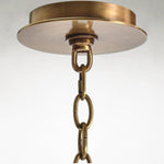 Brass and Acrylic Ceiling Chandelier Light