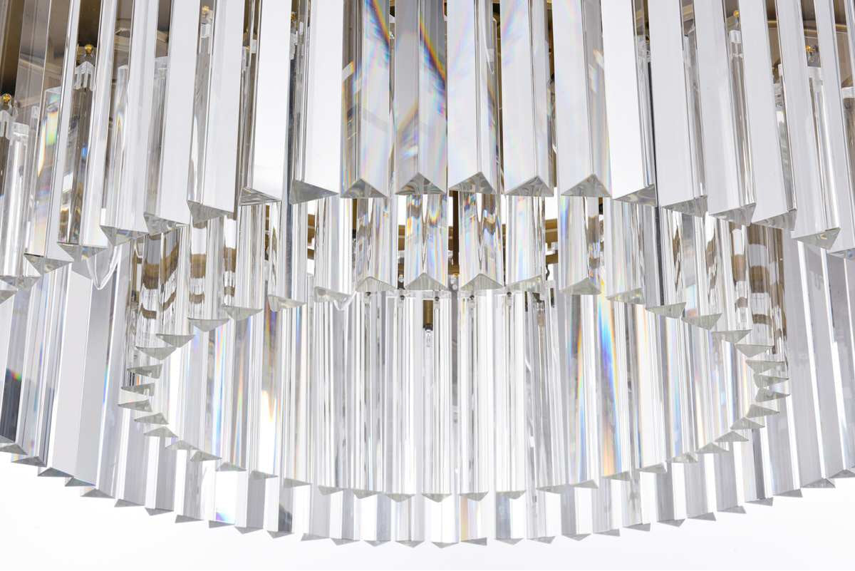Elegant Lighting Sydney 31.5" Round Crystal Chandelier
