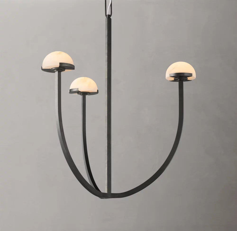 Pedra Round Chandelier 24"