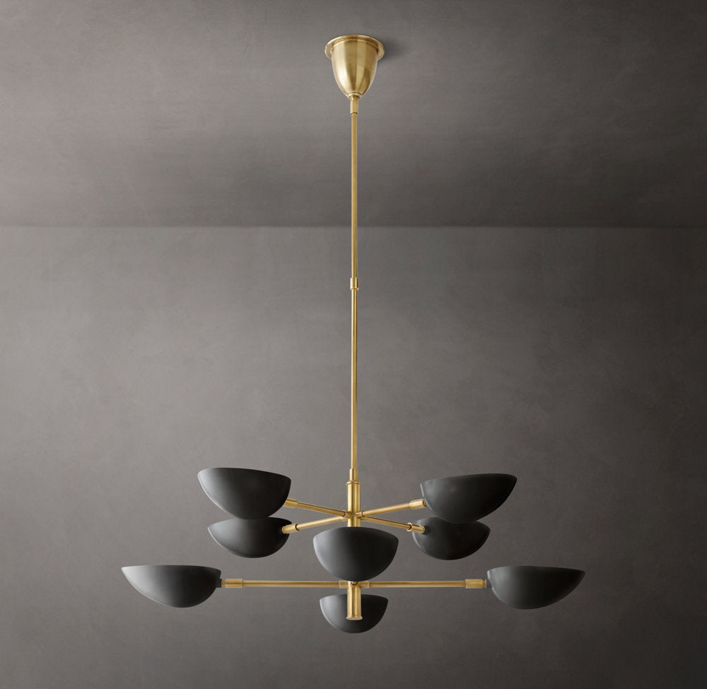 Graphic Chandelier 38"