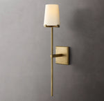 Pauillac Fabric Shade Torch Sconce