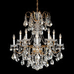 New Orleans 10-Light Chandelier in French Gold With Clear Heritage Crystal
