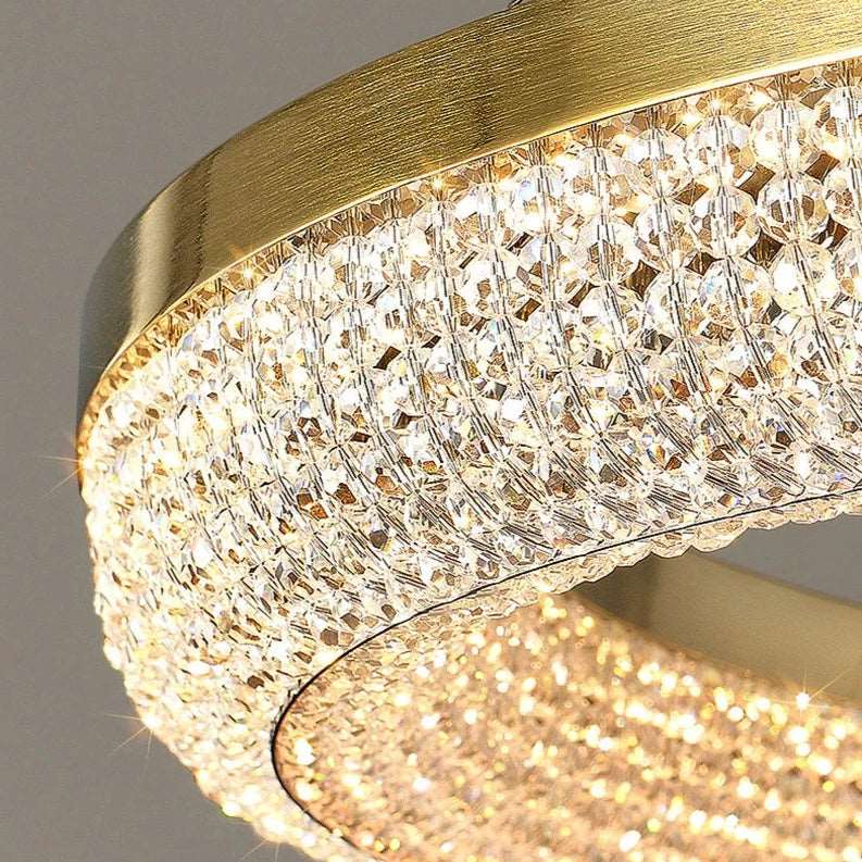 Bergamo Crystal Light Fixture