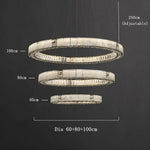 Marble & Crystal Modern Chandelier