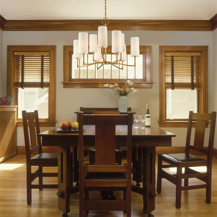 Hudson Valley Lighting - 369-PN - Dillion - Nine Light Chandelier - 30 Inches Wide by 22.5 Inches High