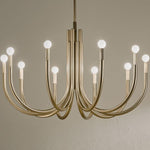 Kichler Lighting - 52551BK - Odensa - 10 Light Chandelier-27.25 Inches Tall and 40.25 Inches Wide