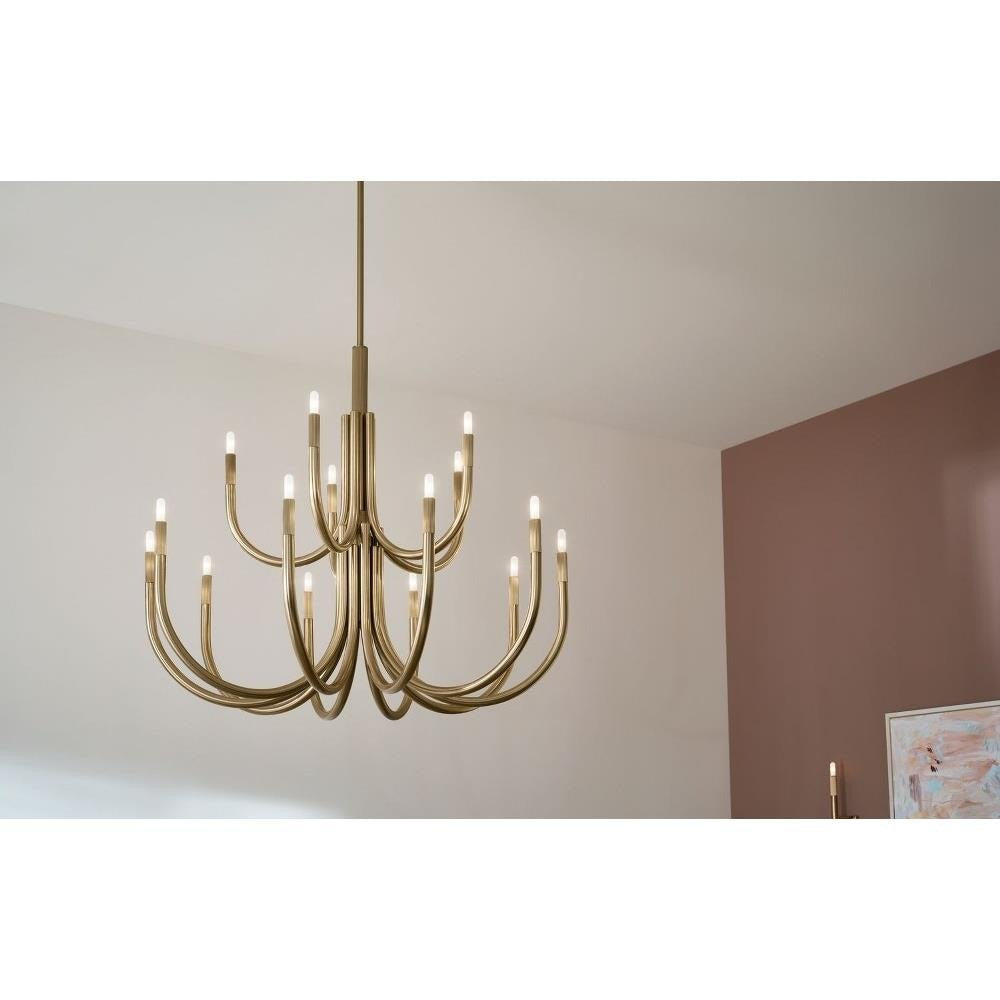 Kichler Lighting - 52552 - Odensa - 15 Light Chandelier-35.75 Inches Tall and 40.25 Inches Wide