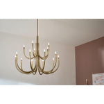 Kichler Lighting - 52552 - Odensa - 15 Light Chandelier-35.75 Inches Tall and 40.25 Inches Wide