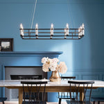 Kichler Lighting - 52492BK - Rosalind - 12 Light Chandelier In Traditional Style-6.5 Inches Tall and 17 Inches Wide