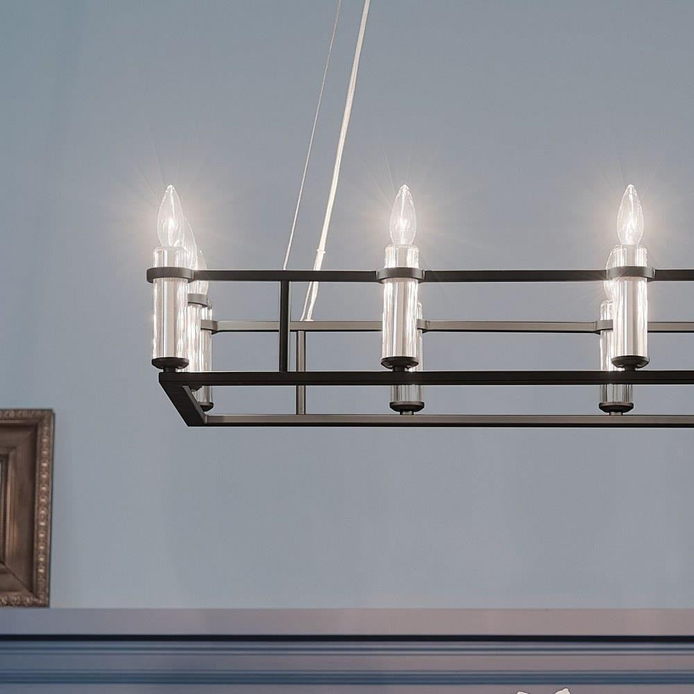 Kichler Lighting - 52492BK - Rosalind - 12 Light Chandelier In Traditional Style-6.5 Inches Tall and 17 Inches Wide