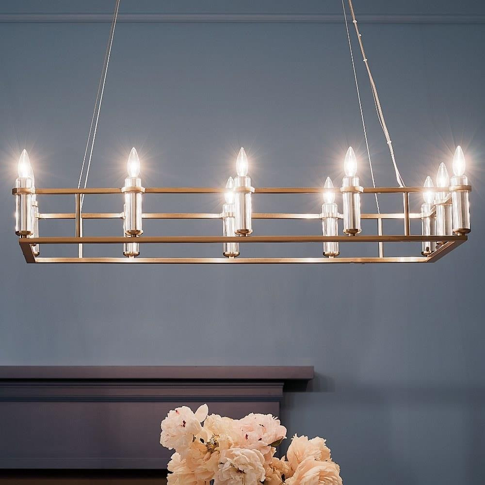 Kichler Lighting - 52492BK - Rosalind - 12 Light Chandelier In Traditional Style-6.5 Inches Tall and 17 Inches Wide