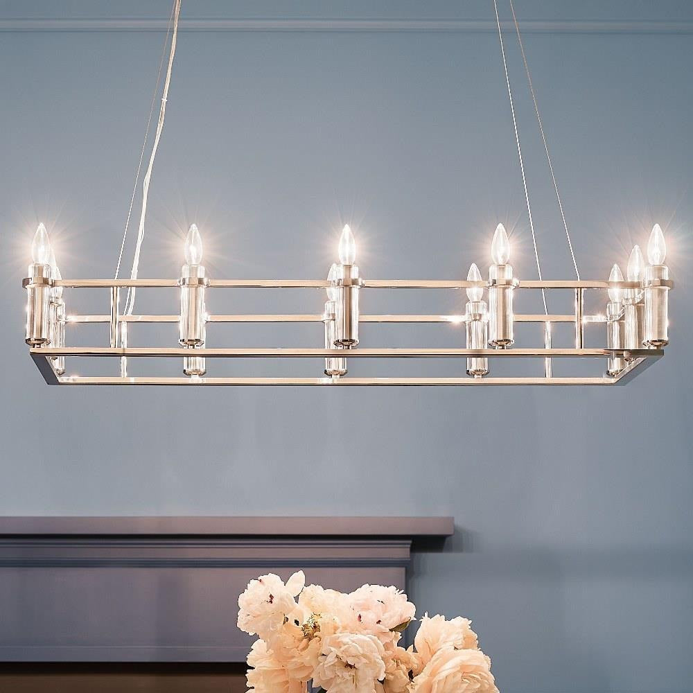 Kichler Lighting - 52492BK - Rosalind - 12 Light Chandelier In Traditional Style-6.5 Inches Tall and 17 Inches Wide