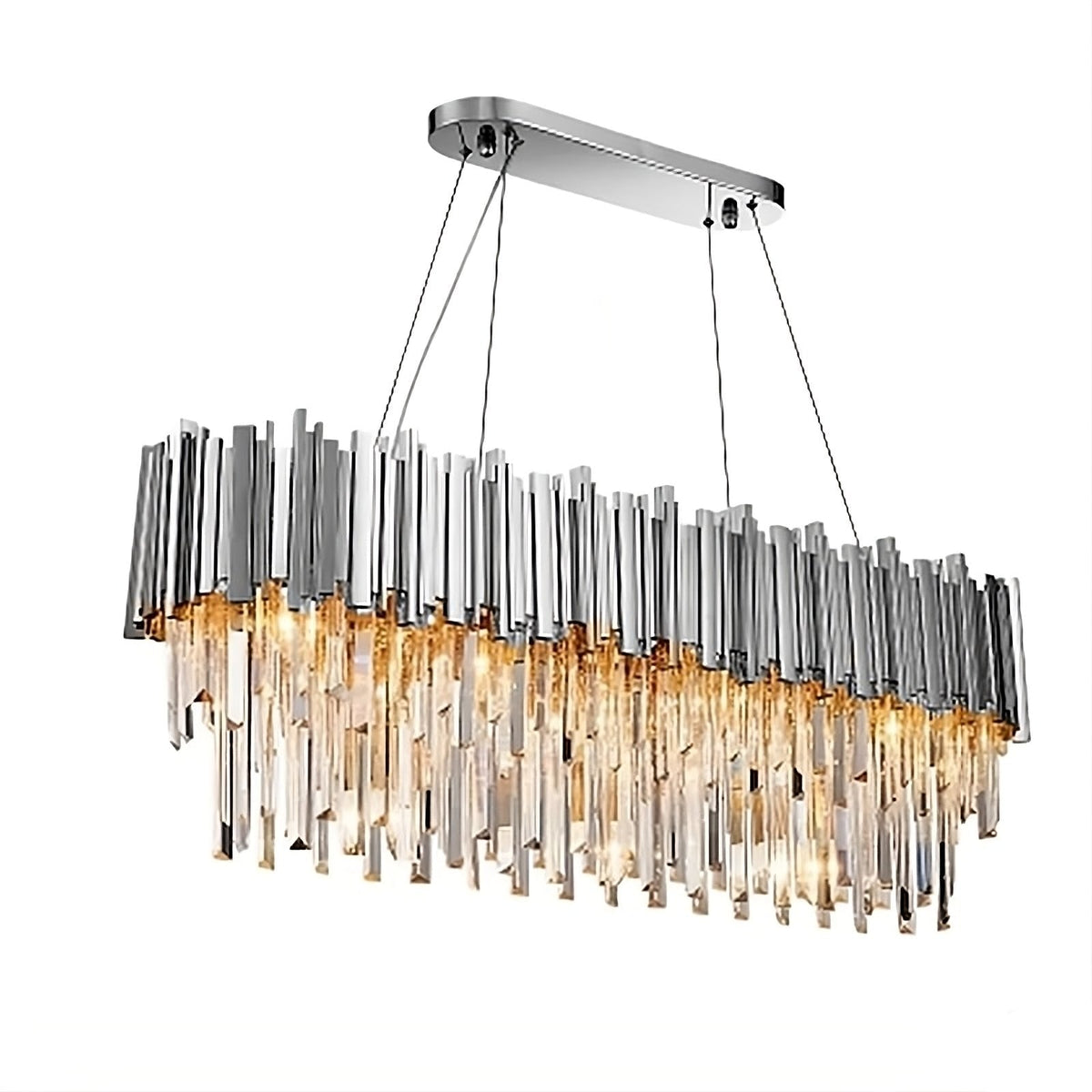 Gio 47" Crystal Dining Room Chandelier