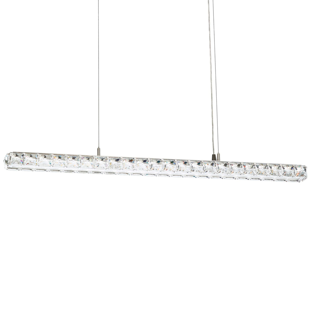 Dionia 38" Wide Stainless Steel Modern LED Kitchen Island Pendant
