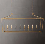 19th C. English Openwork Rectangular Chandelier 72"
